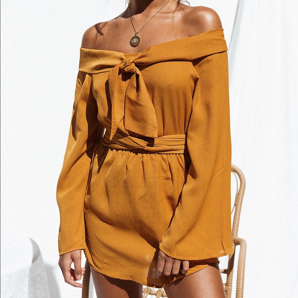 Mustard Balia dress from Sabo Skirt